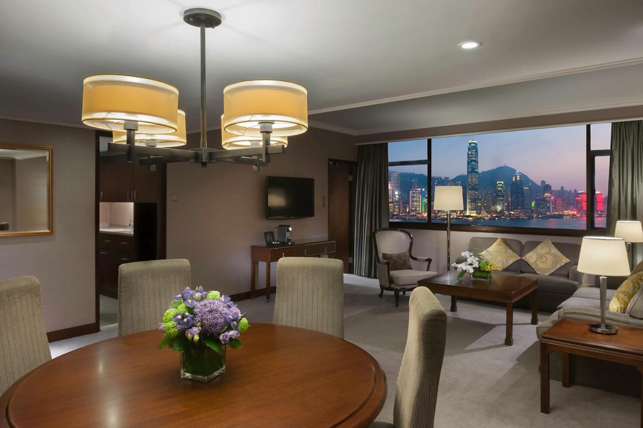 Marco Polo Hongkong Hotel Exterior photo A suite at the Conrad Hong Kong